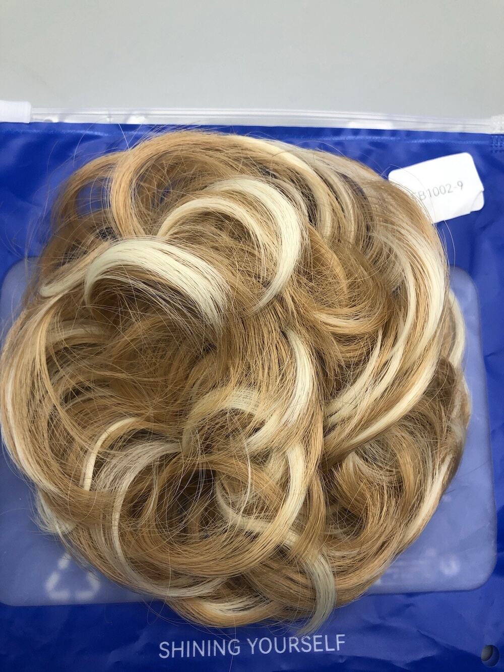 Hair Scrunchies Hair Bun Extensions Synthetic Chignon Hairpiece Hair Ring 1pc